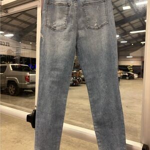 Stylish Light Blue Women's Straight Leg Jeans